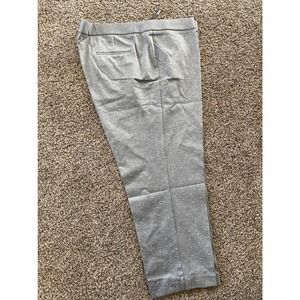 Alex Ponte Knit Crop Slim Leg Pants - 18W